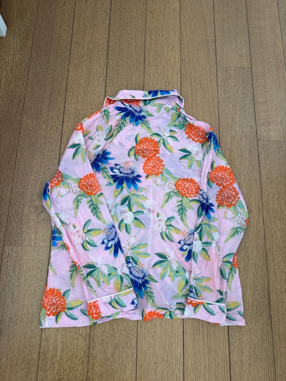 The Cat's Pajamas Tropical Floral Pajamas Size Medium - Picture 8 of 10